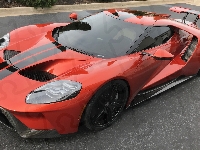 2017, Ford GT, Czerwony