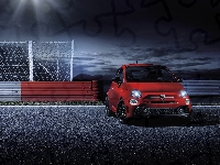 Abarth 595 Pista, Czerwony, Sportowy, 2017