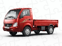 2015, Tata Super Ace Mint Pickup Truck, Czerwony
