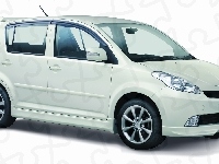 Daihatsu Sirion, Białe, Spojler