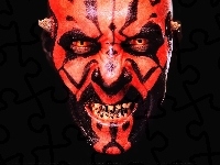 Darth Maul, Star Wars, zęby, głowa