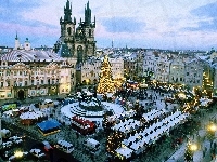 Dekoracja, Miasto, Świąteczna 
