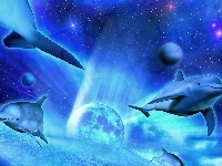 Planeta, Delfiny, Fantasy