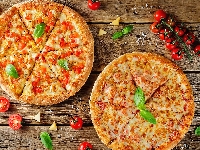 Deski, Pomidory, Pizza