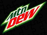 Dew, Tło, Logo, Mountain, Czarne