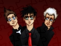 Tre Cool, Karykatury, Green Day, Billie Joe Armstrong, Mike Dirnt