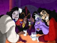 Czarne, Disney, Postacie, Charaktery