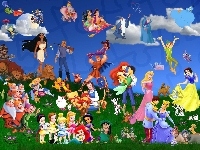 Postacie, Disney, Bajki