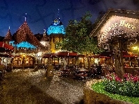 Disneyland, Miasto, Restauracja, Kalifornia