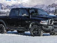 Bok, Dodge Ram 1500, Czarny
