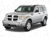 Dodge Nitro, Srebrny, 4x4