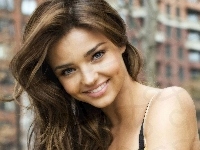 Dołeczki, Uśmiechnięta, Dziewczyna, Miranda Kerr