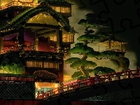 dom, Spirited Away, drzewa