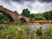 Walia, Most, Llanrwst, Dom, Rzeka Conwy