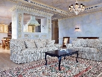 Wnętrze, Dom, Salon