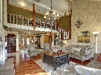 Wnętrze, Dom, Salon