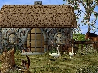Zwierzęta, Dom, 3D