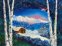 Góry, Domek, Zima