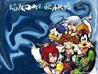 Kingdom Hearts, donald, postacie, goofy, duck