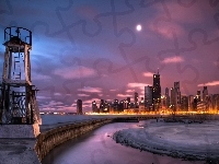 Drapacze chmur, Chicago, Noc