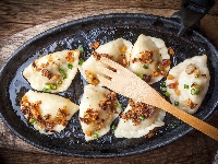 Łopatka, Pierogi, Patelnia, Drewniana