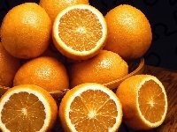 Miseczka, Drewniana, Pomarańcze