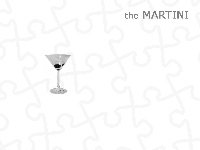 Martini, Drinki, oliwka
