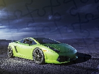 Lamborghini, Droga, Gallardo, Noc, Góry