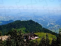 Droga, Panorama, Góry, Zajazd