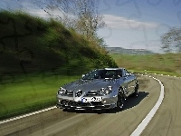 Droga, Mercedes SLR, Krajobraz