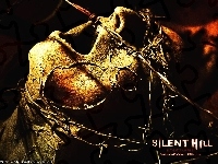 drut, trup, Silent Hill, twarz, kolczasty