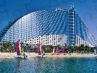 Dubaj, Hotel, Jumeirah, Łódki