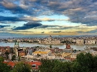 Pałac, Dunaj, Węgry, Rzeka, Domy, Królewski, Budapeszt