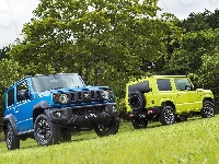 Wzgórze, Dwa, Suzuki Jimny, Drzewa