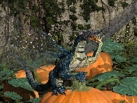 Halloween, Dynie, Smok