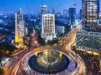 Dżakarta, Nocą