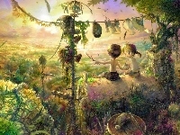 Dzieci, Animacja, Fantasy, Roślinność