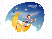 Księżyc, Dzieci, Gwiazdy