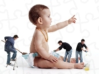 Pampers, Dziecko, Mężczyżni