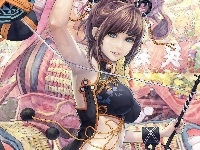 Brunetka, Dziewczyna, Anime