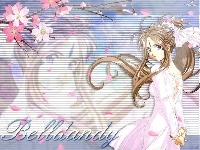 dziewczyna, Oh My Goddess, belldandy