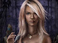 Motyl, Dziewczyna, Las