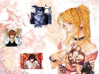 dziewczyna, serce, Death Note, obrazki, biżuteria