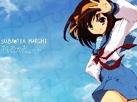 dziewczyna, Suzumiya Haruhi No Yuuutsu, niebo