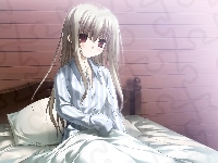 Łóżko, Dziewczynka, Anime