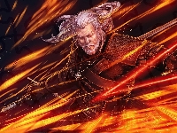 Gra, The Witcher 3 Wild Hunt, Wiedźmin 3 Dziki Gon, Ogień, Geralt z Rivii