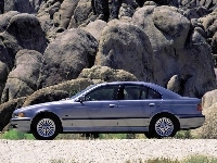 E39, BMW 5, Lewy Profil