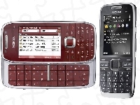 Nokia E55, Nokia E75, Wiśniowy, Czarny Nokia E55