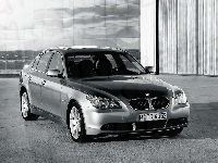 E60, Szkło, Silver, BMW 5, Budynek