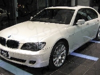 E66, Biały, Bmw Seria 7, Salon